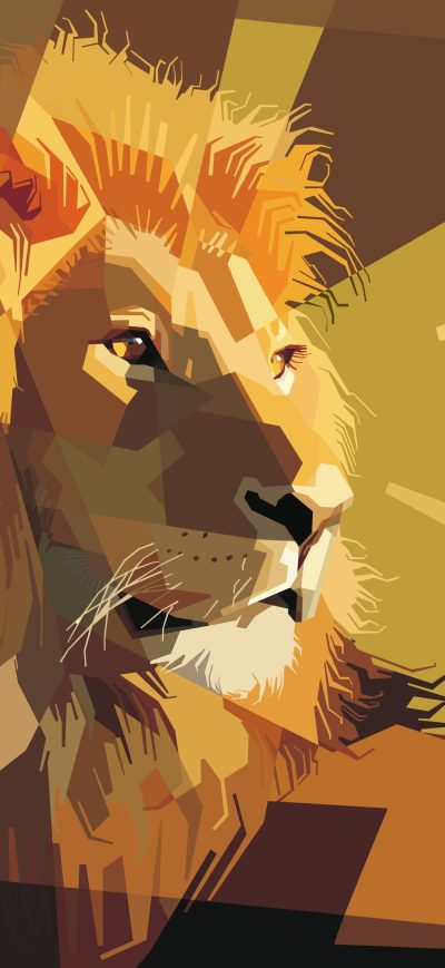 Fond d'écran iPhone Artistic Lion