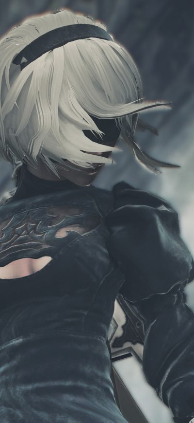 Fond d'écran A2 Nier Automata Art sur iPhone