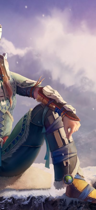 Fond d'écran iPhone Horizon Zero Dawn Aloy Artwork