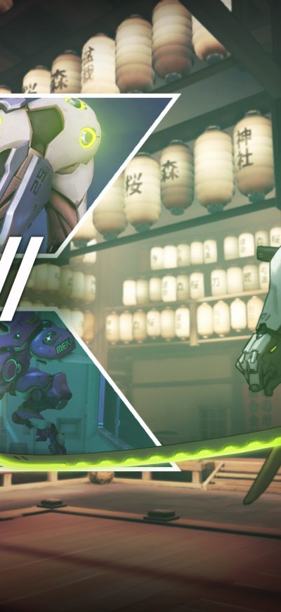 Fond d'écran iPhone Genji Overwatch