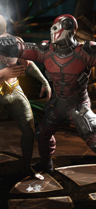 Fond d'écran iPhone Deadshot Vs Aquaman Injustice 2