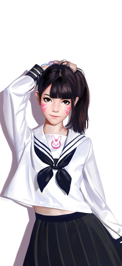 Fond d'écran Dva As School Girl sur iPhone
