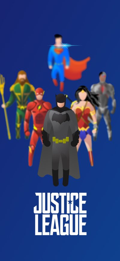 Fond d'écran iPhone Justice League Superheroes Illustration 4k