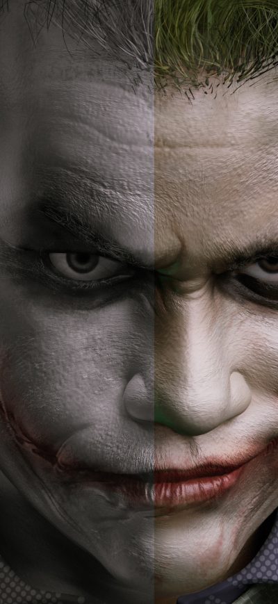 Fond d'écran Mad Joker sur iPhone