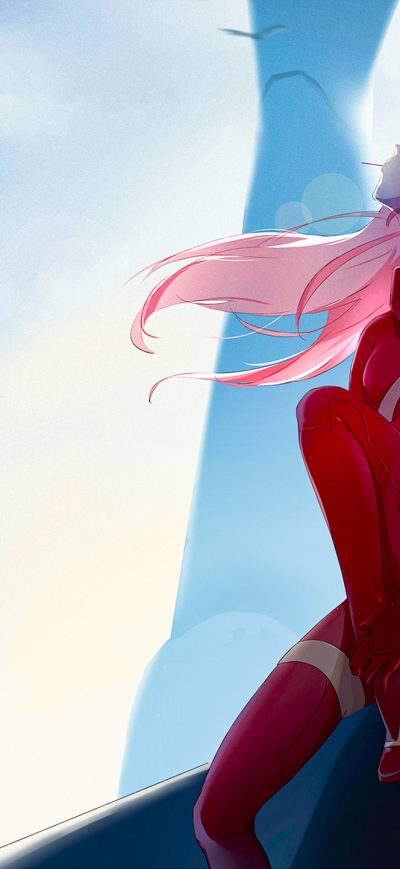 Fond d'écran iPhone Zero Two Darling In The FranXX Anime