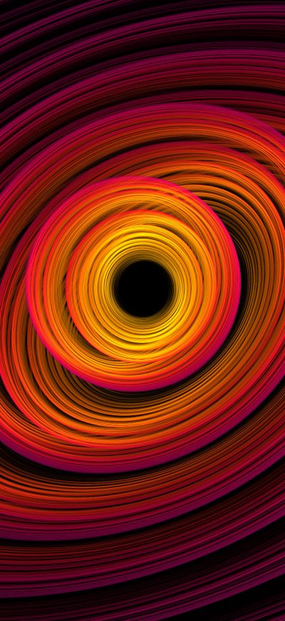 Fond d'écran iPhone Abstract Circle Fractal 4k