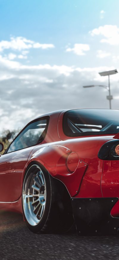 Fond d'écran iPhone Forza Horizon 3 Mazda Rx7 4k