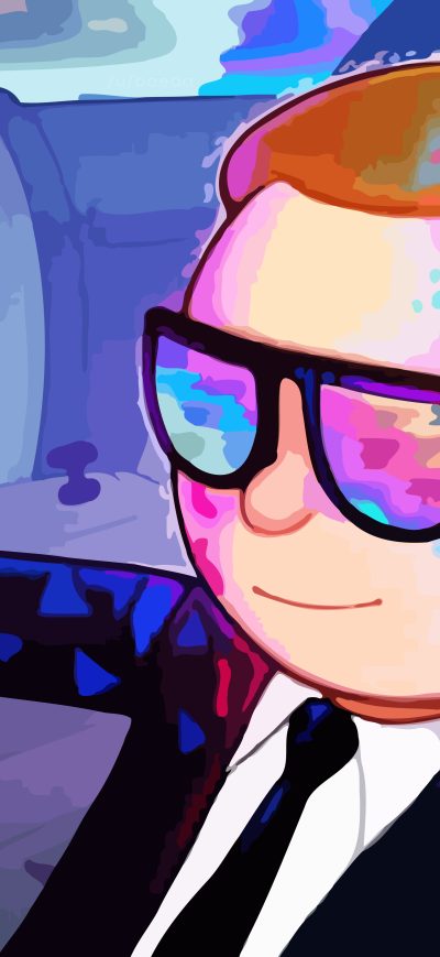 Fond d'écran iPhone Morty 8k Artwork