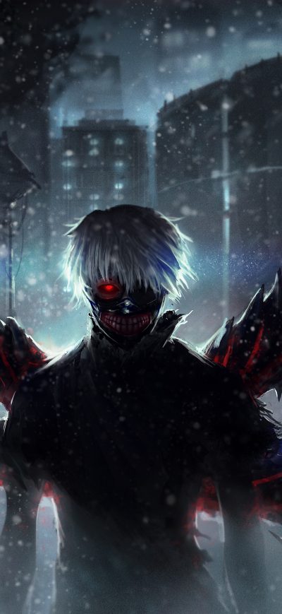 Fond d'écran iPhone Tokyo Ghoul Kaneki Ken 5k