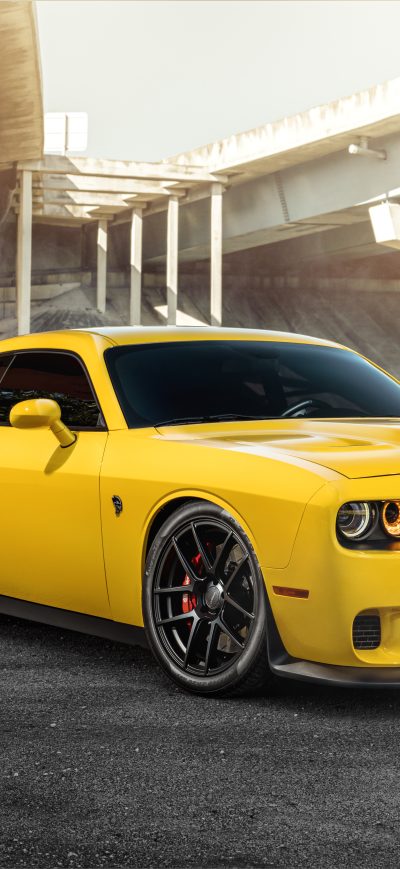 Fond d'écran iPhone Dodge Charger SRT Hellcat 2018 8k