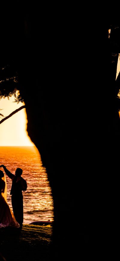 Fond d'écran iPhone Weeding Couple Beach Silhouette