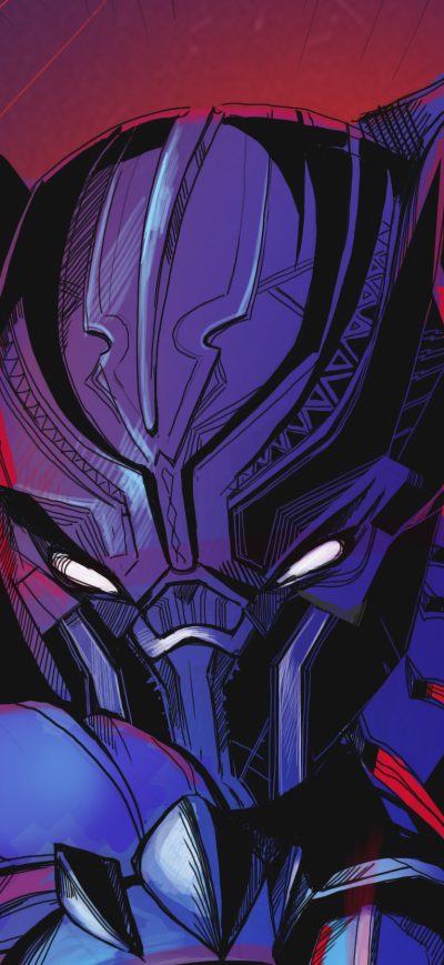 Fond d'écran iPhone BlackPanther Movie Artwork