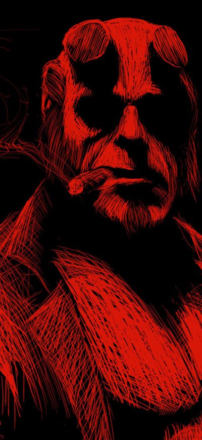 Fond d'écran iPhone Hellboy Arts HD
