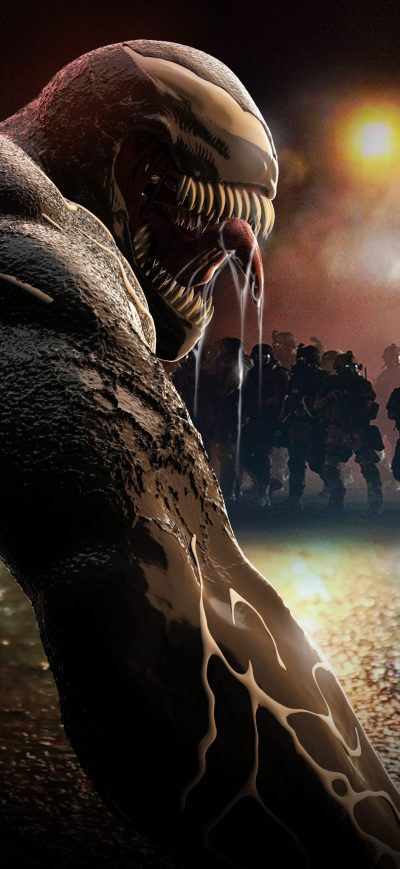 Fond d'écran iPhone Venom 4k Fan Art