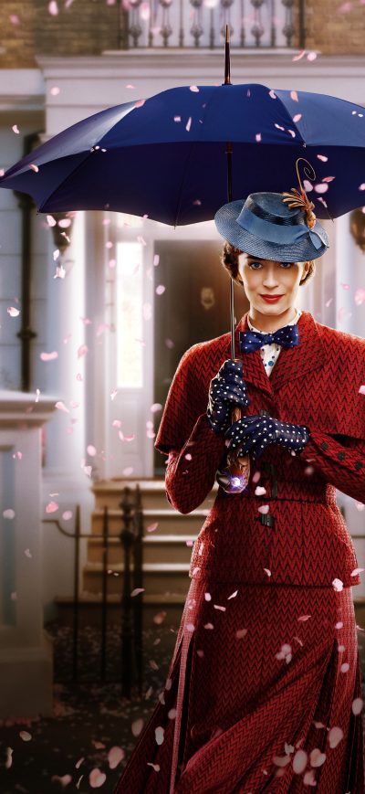 Fond d'écran iPhone Emily Blunt In Mary Poppins Returns Movie 8k