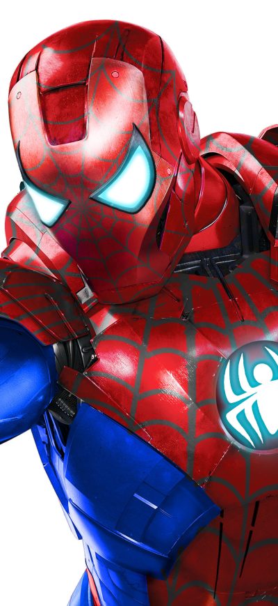 Fond d'écran Iron Spider Man Suit 4k sur iPhone