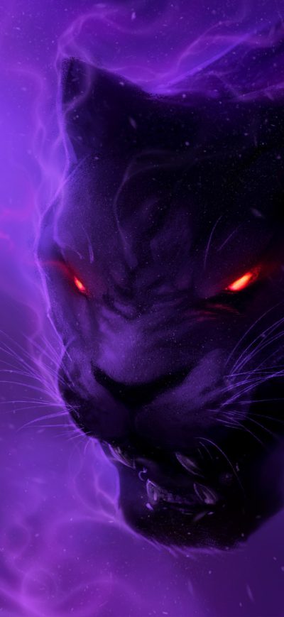 Fond d'écran iPhone Black Panther Digital Art Illustration