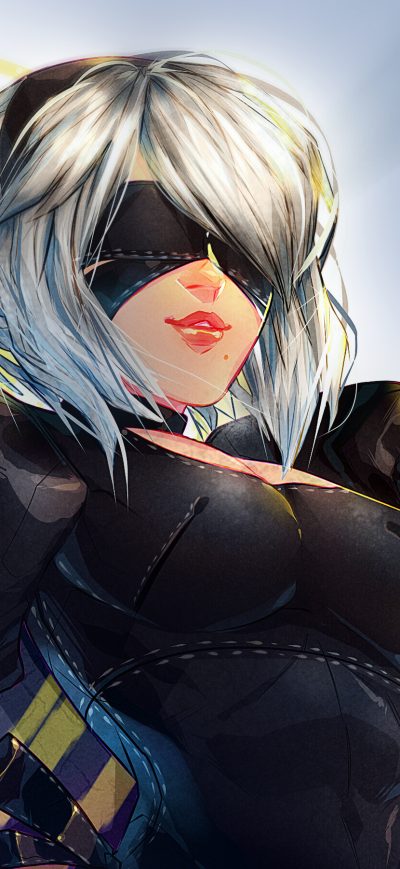 Fond d'écran 2b Nier Fanart sur iPhone