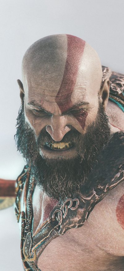 Fond d'écran iPhone Kratos God Of War 4k 2018