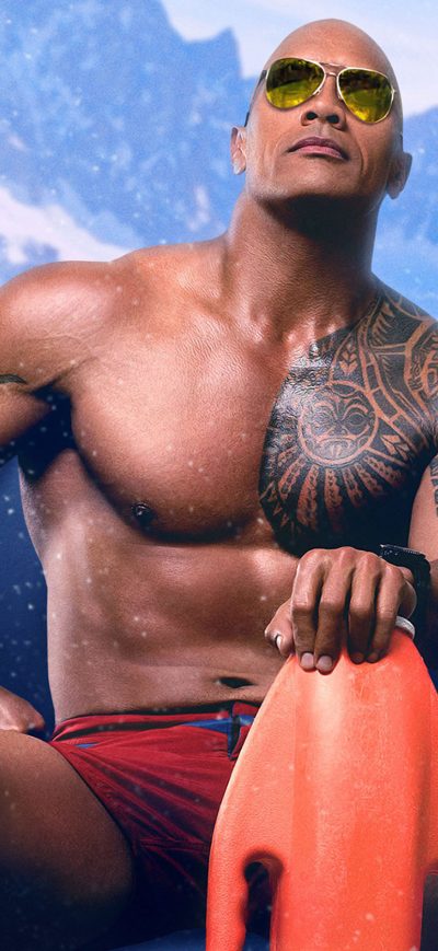 Fond d'écran iPhone Dwayne Johnson Baywatch