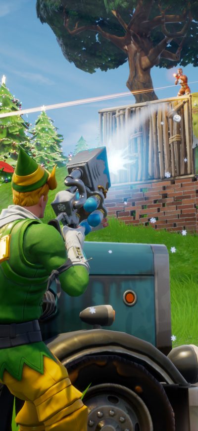 Fond d'écran iPhone Fortnite Winter Season 4k