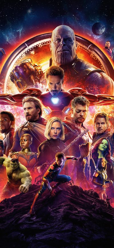 Fond d'écran iPhone Avengers Infinity War 2018 5k