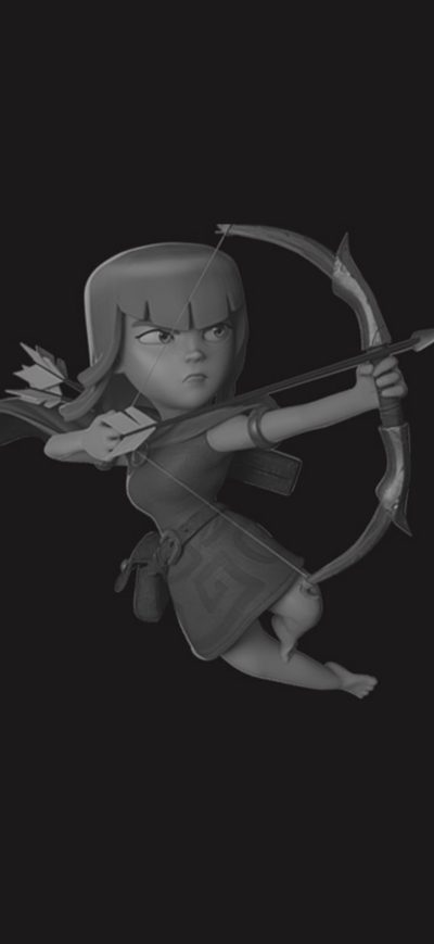 Fond d'écran iPhone Clash Of Clans Archer 4k