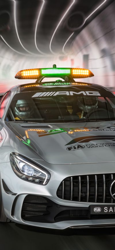 Fond d'écran iPhone 2018 Mercedes AMG GT R F1 Safety Car