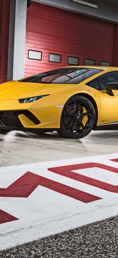 Fond d'écran iPhone Lamborghini Huracan Performante 4k