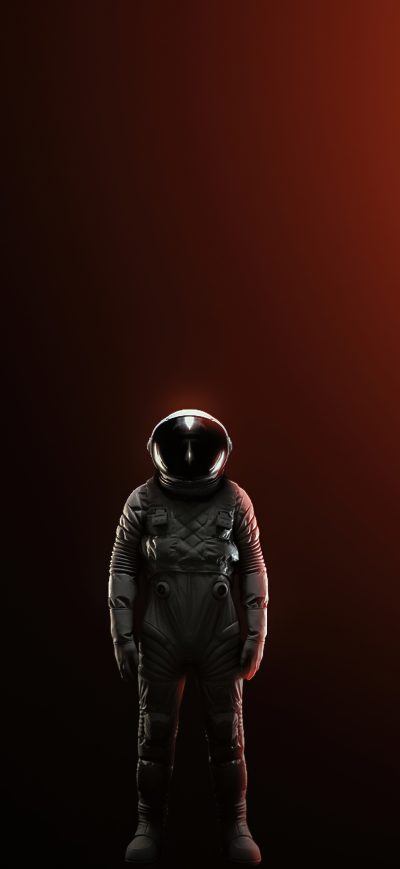 Fond d'écran iPhone Alone Astronaut 4k