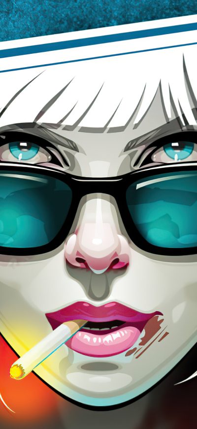Fond d'écran iPhone Atomic Blonde Illustration 4k
