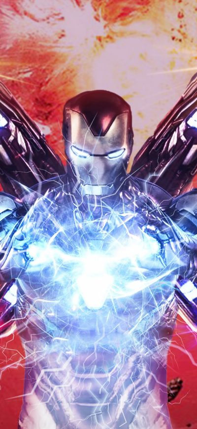 Fond d'écran iPhone Avengers Endgame New Infinity Gauntlet Suit