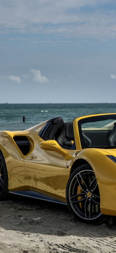 Fond d'écran iPhone Ferrari 488 2016