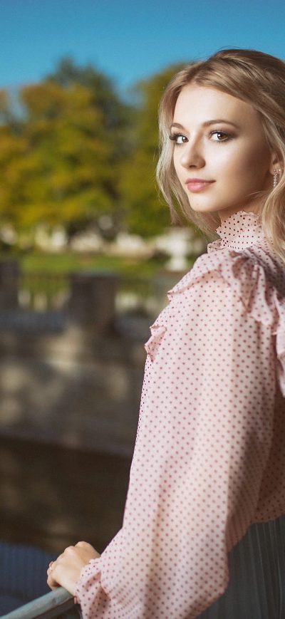 Fond d'écran iPhone Beautiful Blonde Girl4k