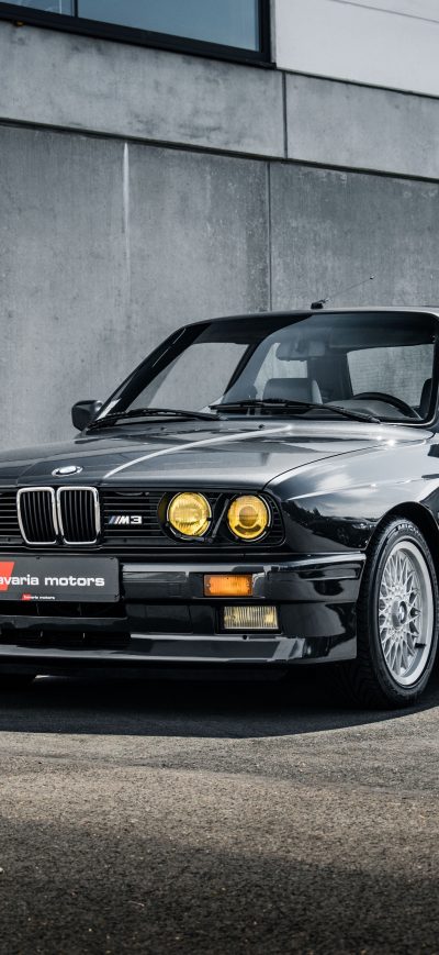 Fond d'écran iPhone BMW M3 E30 3 Series Black Coupe