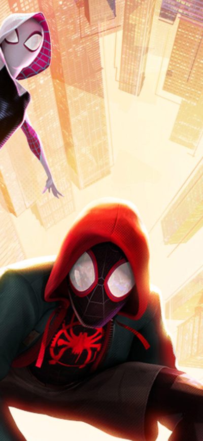 Fond d'écran iPhone SpiderMan Into The Spider Verse New Poster