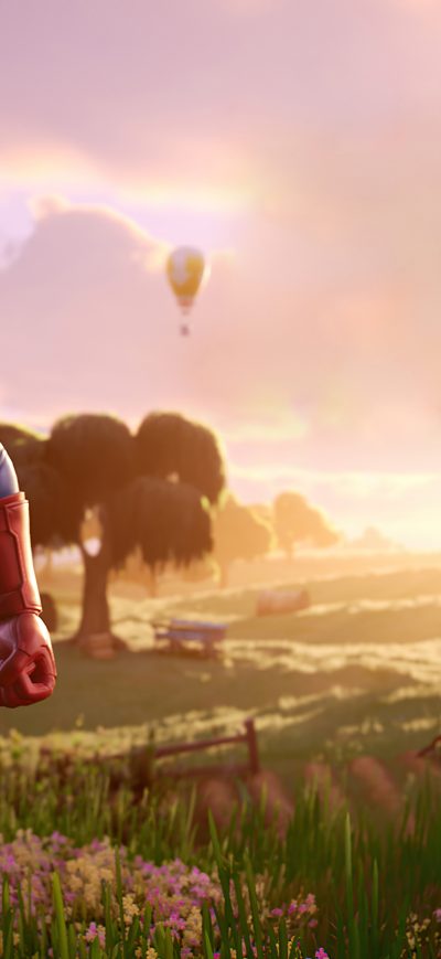 Fond d'écran iPhone Captain America Fortnite 4k