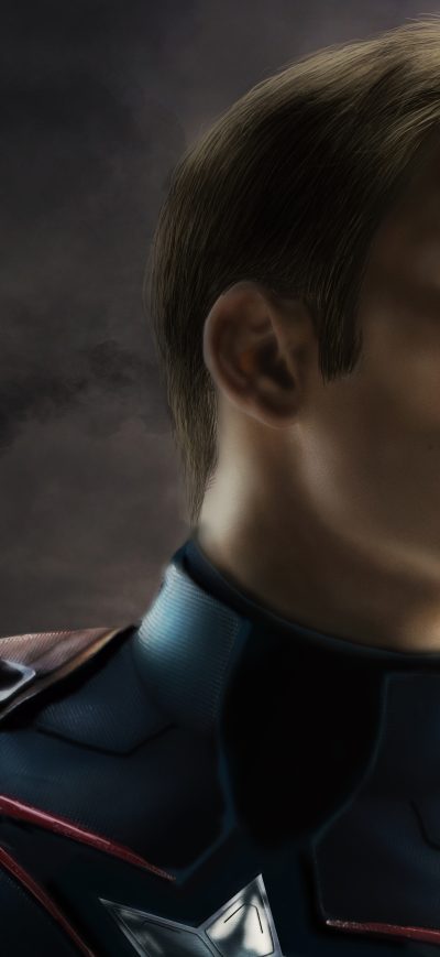 Fond d'écran iPhone Captain America 5k Art