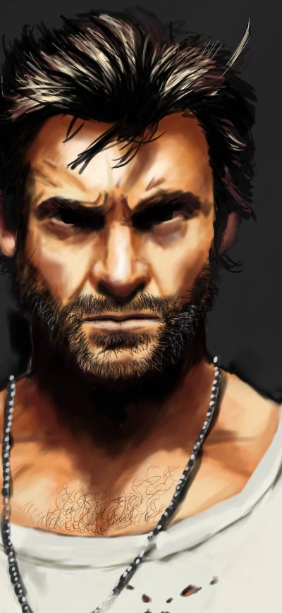 Fond d'écran iPhone Wolverine Logan 5k