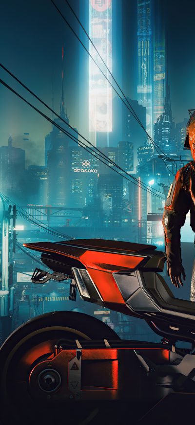 Fond d'écran iPhone Kusanagi CT 3X Rider In Cyberpunk 2077