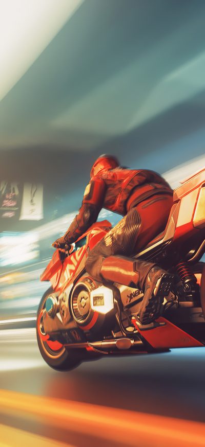 Fond d'écran iPhone Kusanagi CT 3X Cyberpunk 2077