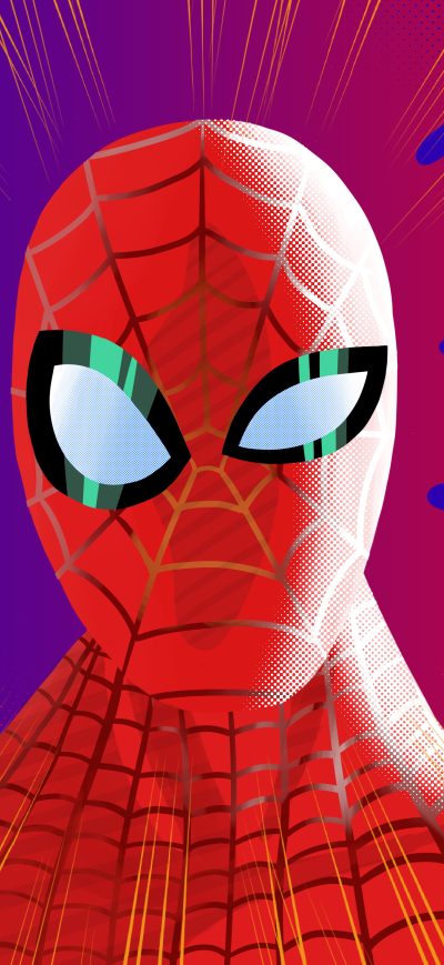 Fond d'écran iPhone Spiderman Abstract Art 4k