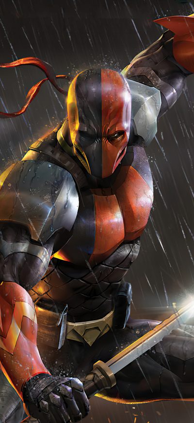 Fond d'écran iPhone Deathstroke Knights And Dragons 5k