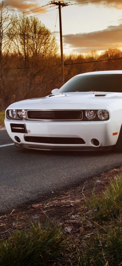 Fond d'écran iPhone Dodge Challenger Srt 4k