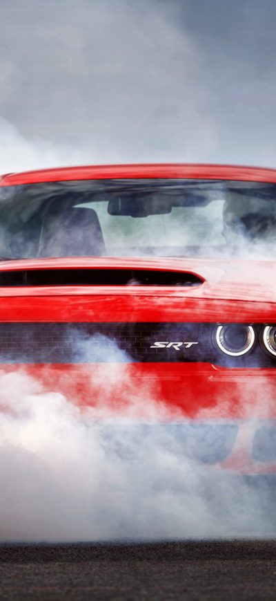 Fond d'écran iPhone Red Dodge Challenger