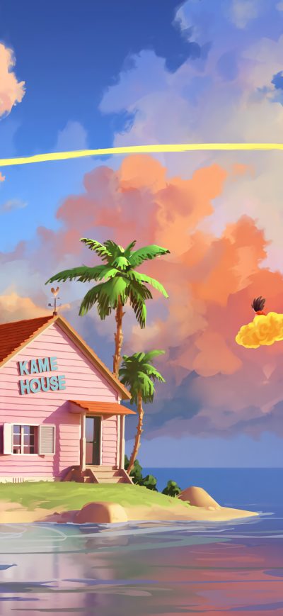 Fond d'écran iPhone Kane House Dragon Ball 4k