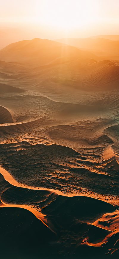 Fond d'écran iPhone Sand Dunes Sunset 5k