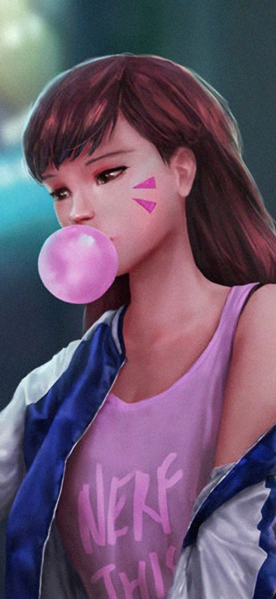 Fond d'écran iPhone Dva Overwatch Casual