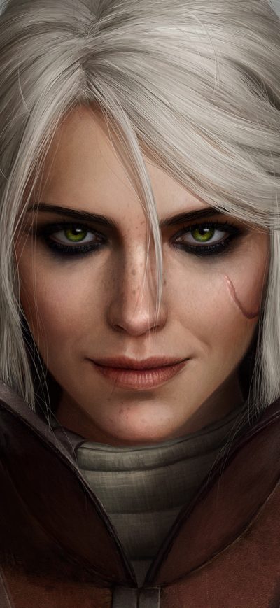 Fond d'écran Ciri sur iPhone
