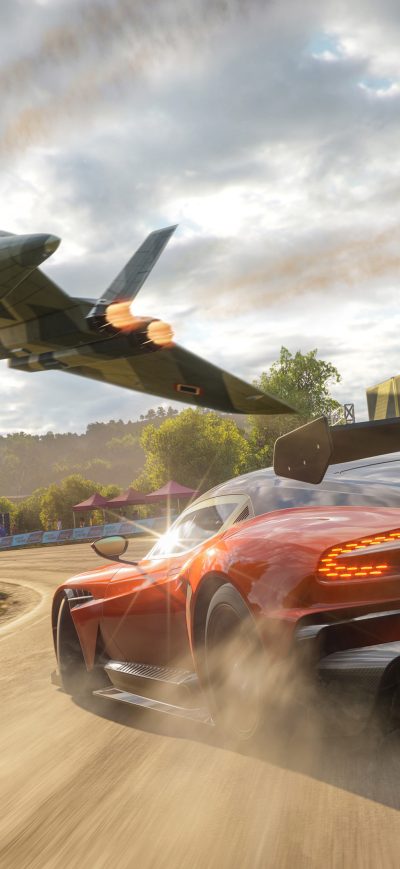 Fond d'écran Forza Horizon 4 Game Chase sur iPhone